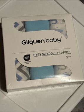 Gllquen Baby Swaddle Blanket 3-Pack 0-3 Months